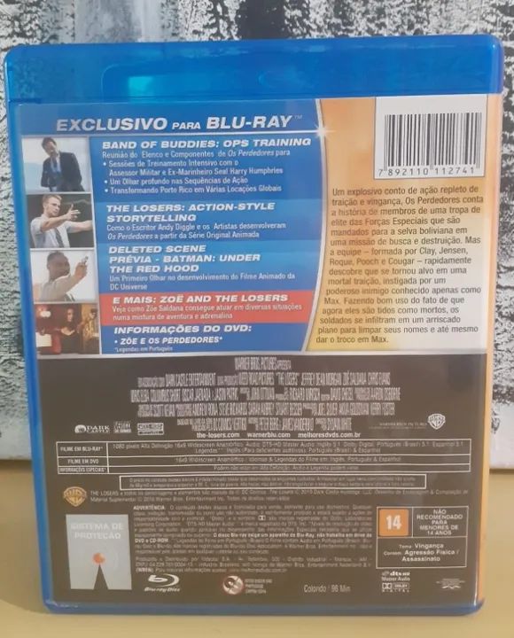 Bluray Os Perdedores - Foto 2