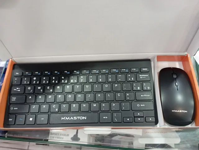 Kit Teclado e Mouse sem Fio Slim - Foto 5