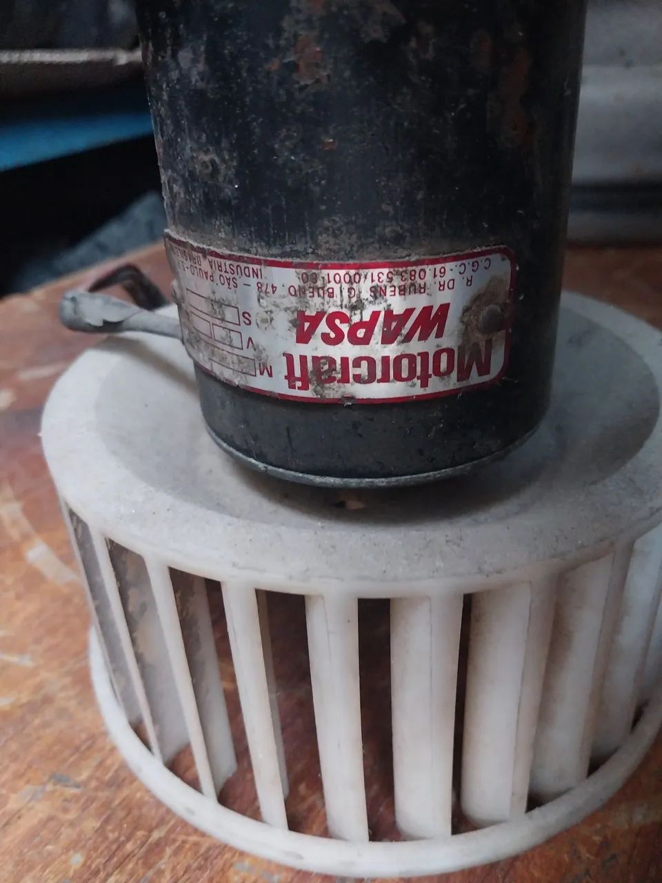 Motor do ventilador do ar santana