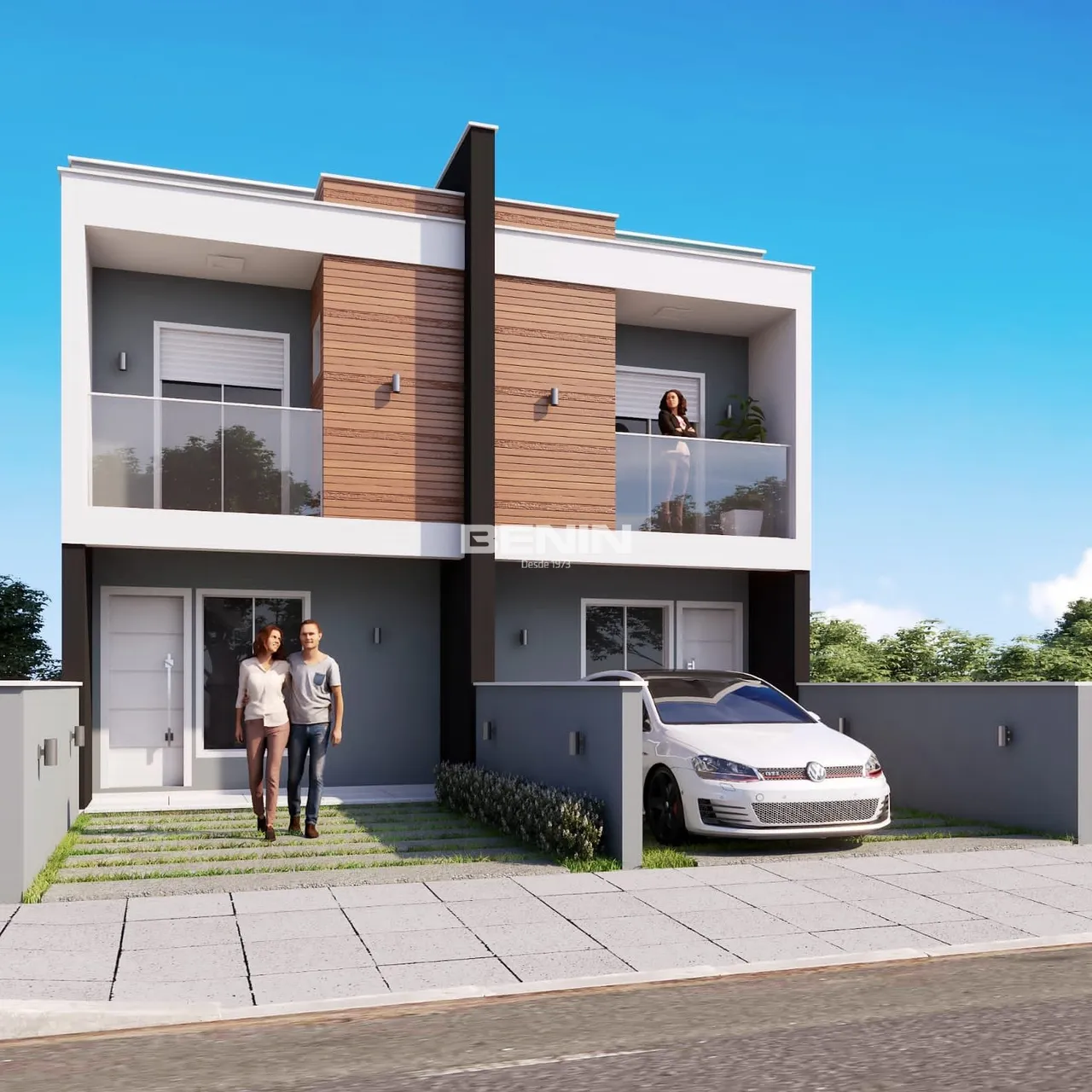 Venda de Sobrado em Canoas-RS, bairro São José com 101m² Área Const. Venda de Sobrado em C