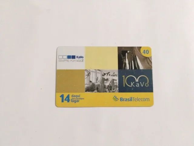 Cartão Telefônico:  Kavo 100 anos