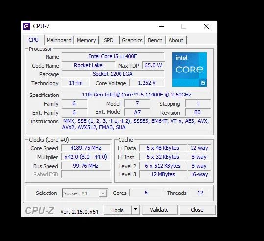 Processador Intel Core I5-11400F - Foto 2