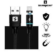 Cabo Magnético iPhone Lighting Sumexr Ponta Imã 1m Dados   - Foto 5