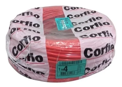Cabo Elétrico 1x4mm² Corfio - Novo e Pronta Entrega!