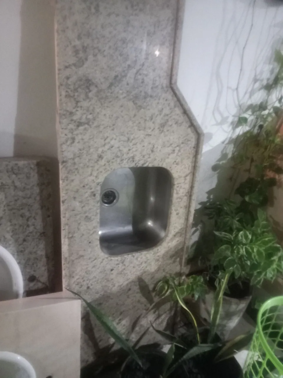 Pia de cozinha Cuba inox bancada de granito