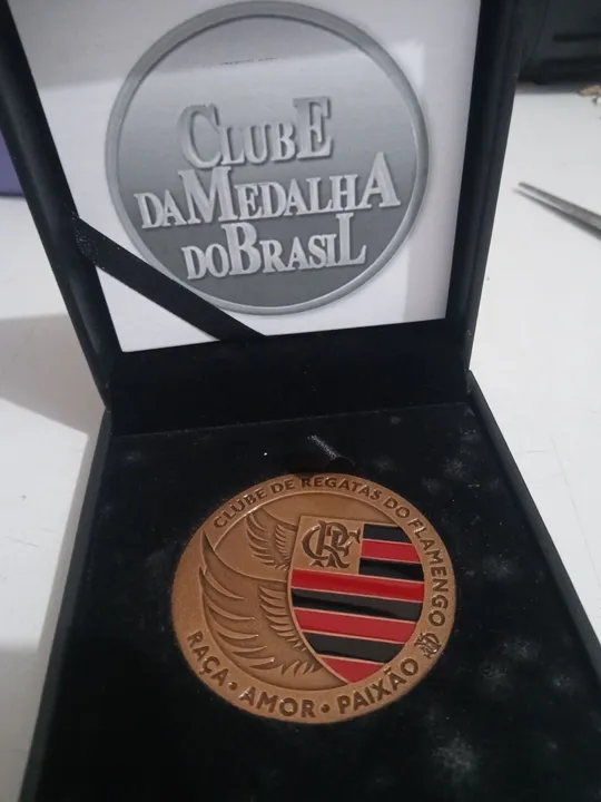 Medalhão do Flamengo - Clube da Medalha do Brasil