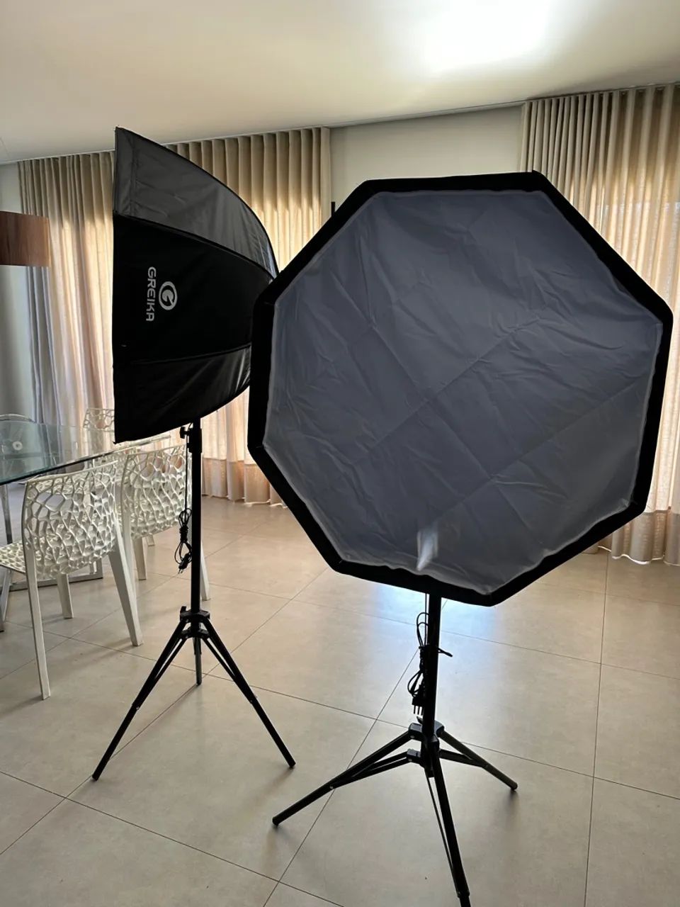 2 Softboxes Octogonais Greika  - Foto 4