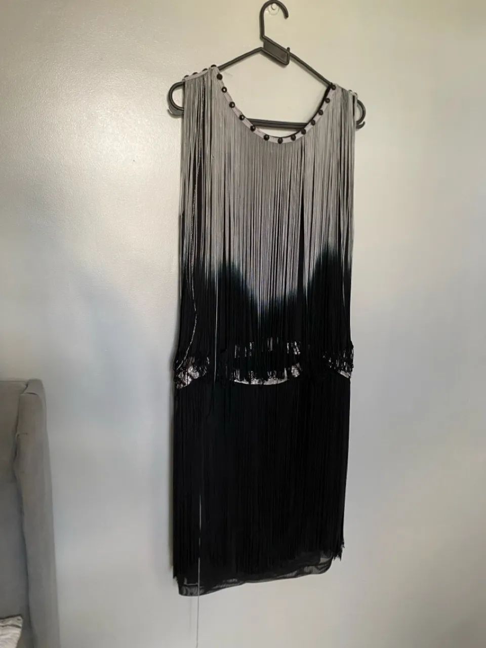 Vestido com franjas - Tamanho M  - Foto 2