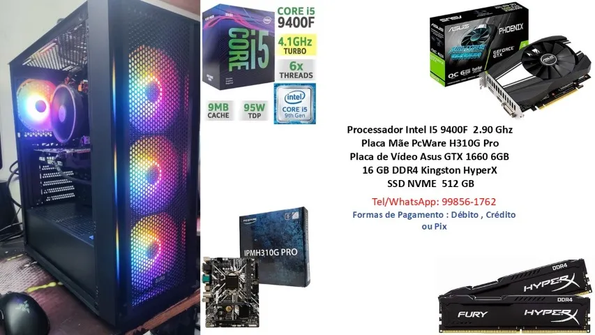 Amazon.co.jp: 【NLPC】ゲーミングパソコン i5-9400F / GTX1660