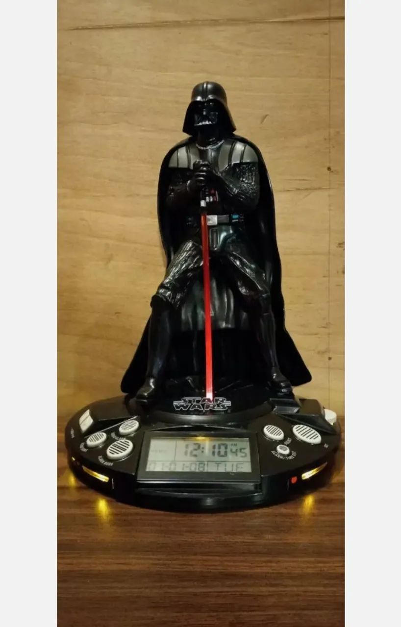 Relógio Despertador Darth Vader Star Wars Hobbies e coleções