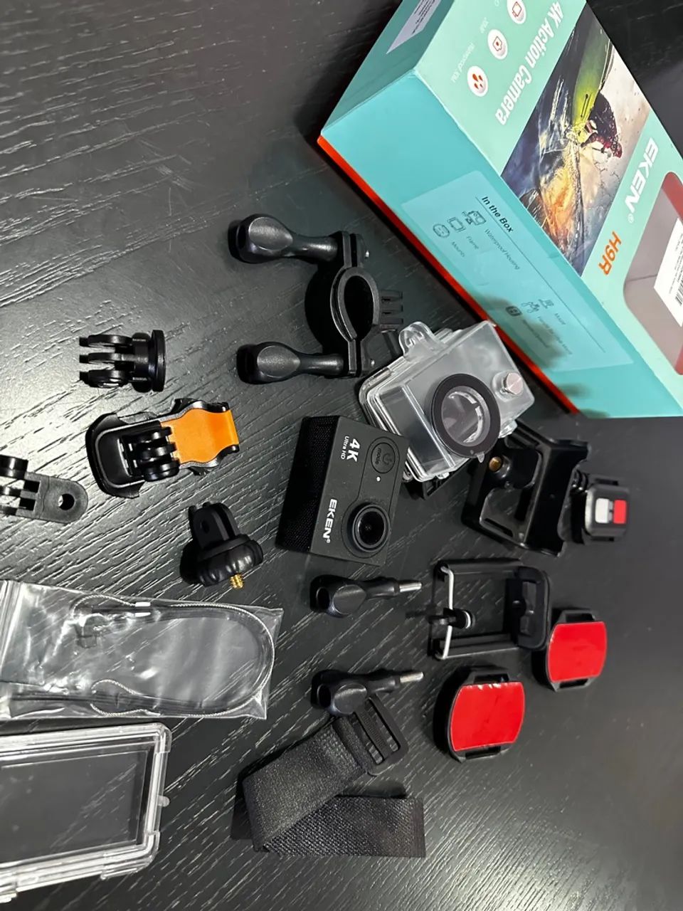 CÂMERA PRO EKEN H9R 4K FILMADORA ORIGINAL A PROVA DÀGUA - Foto 2