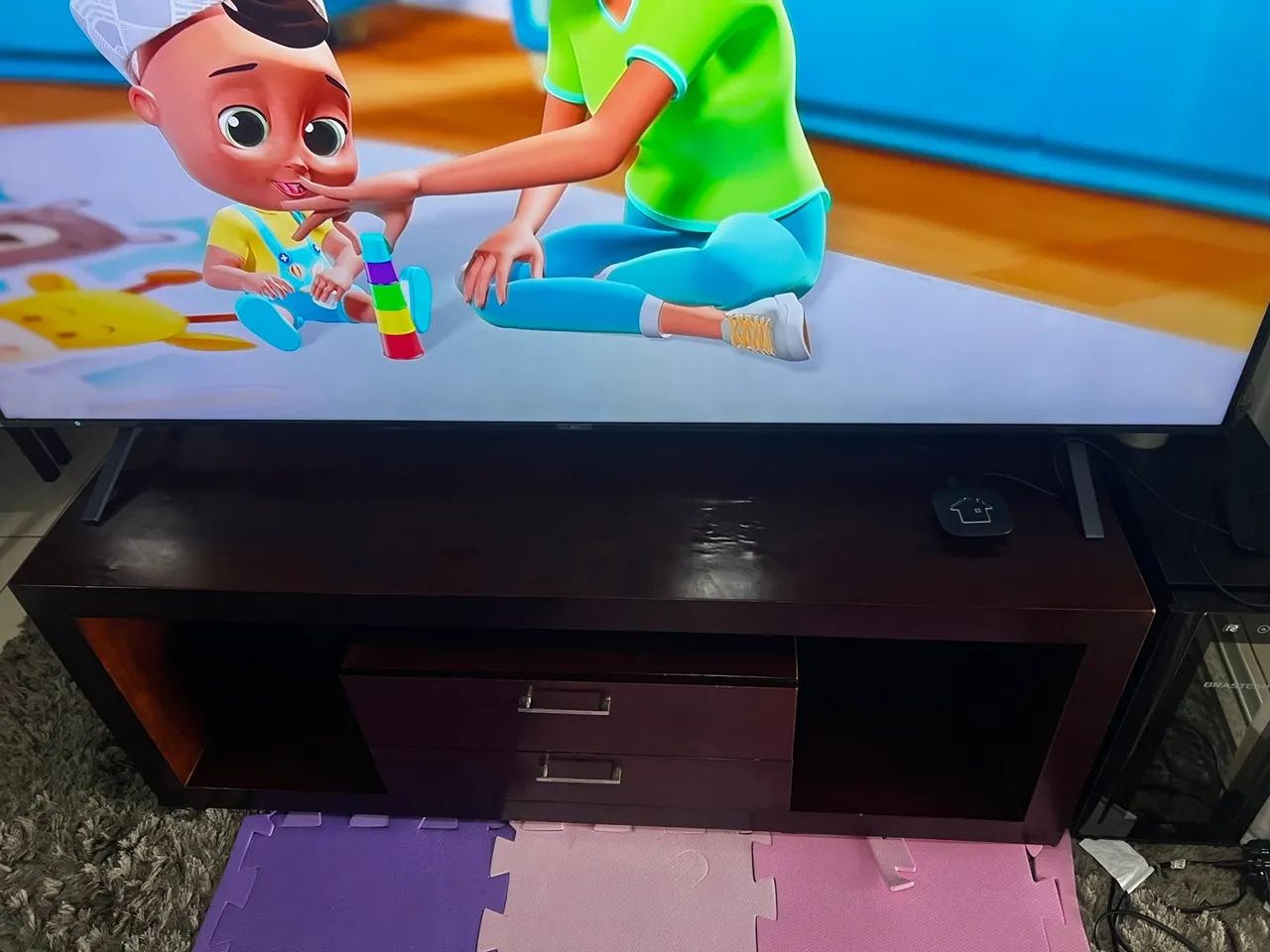Rack de TV em madeira maciça - Foto 3