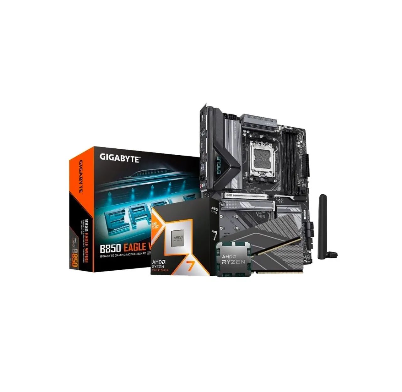 Ryzen 7 9800x3d + B850 Gigabyte + 32gb ram | aceito trocas e parcelo