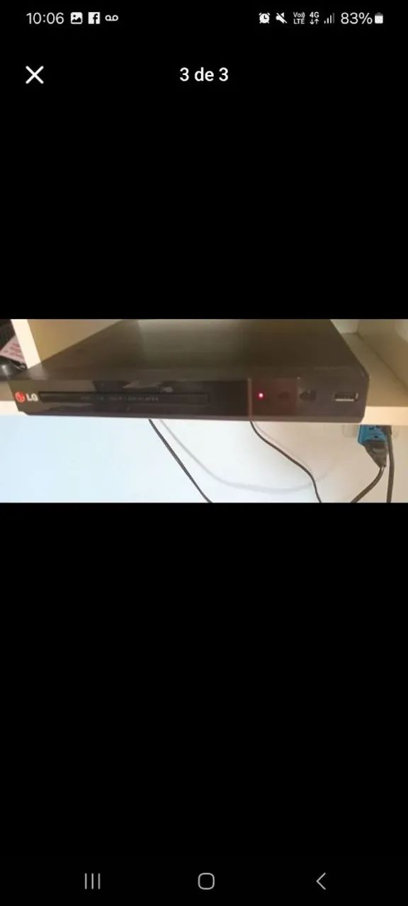DVD Player LG DP132 não faço envio pra fora de manaus - Foto 3