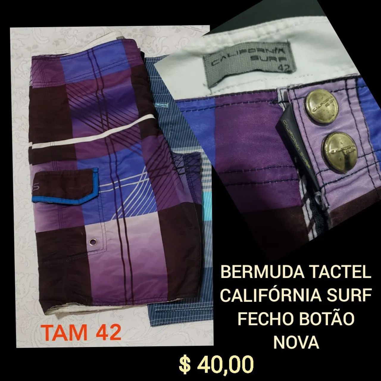 Bermuda Body Glove Importada Nova e outras  - Foto 2