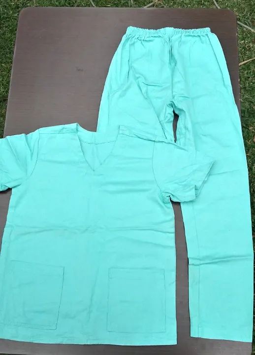 Pijama cirúrgico e avental cirúrgico masculino - tamanho m - veterinário