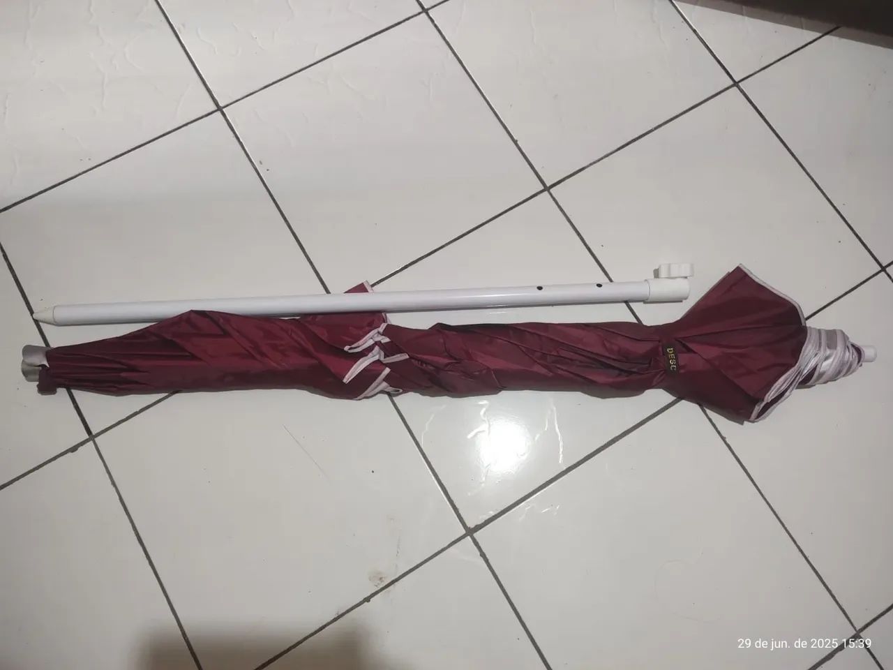 Vendo Por R$2900,00 ACEITO PROPOSTA Guarda-Sol Gigante 2,20 M Alum - Foto 3