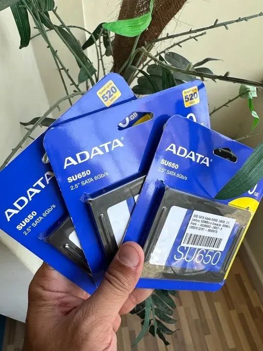 SSD 240GB Original Adata SU650, SATA III, 2.5, Leitura: 520MB/s e Gravação: 450MB/s - Foto 3