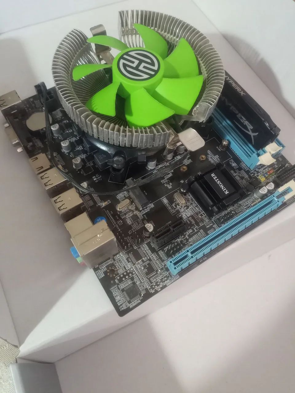 Vendo Kit Placa Mae h61 KS - i5 3570S -Memoria Ram 8gb ddr3   - Foto 3