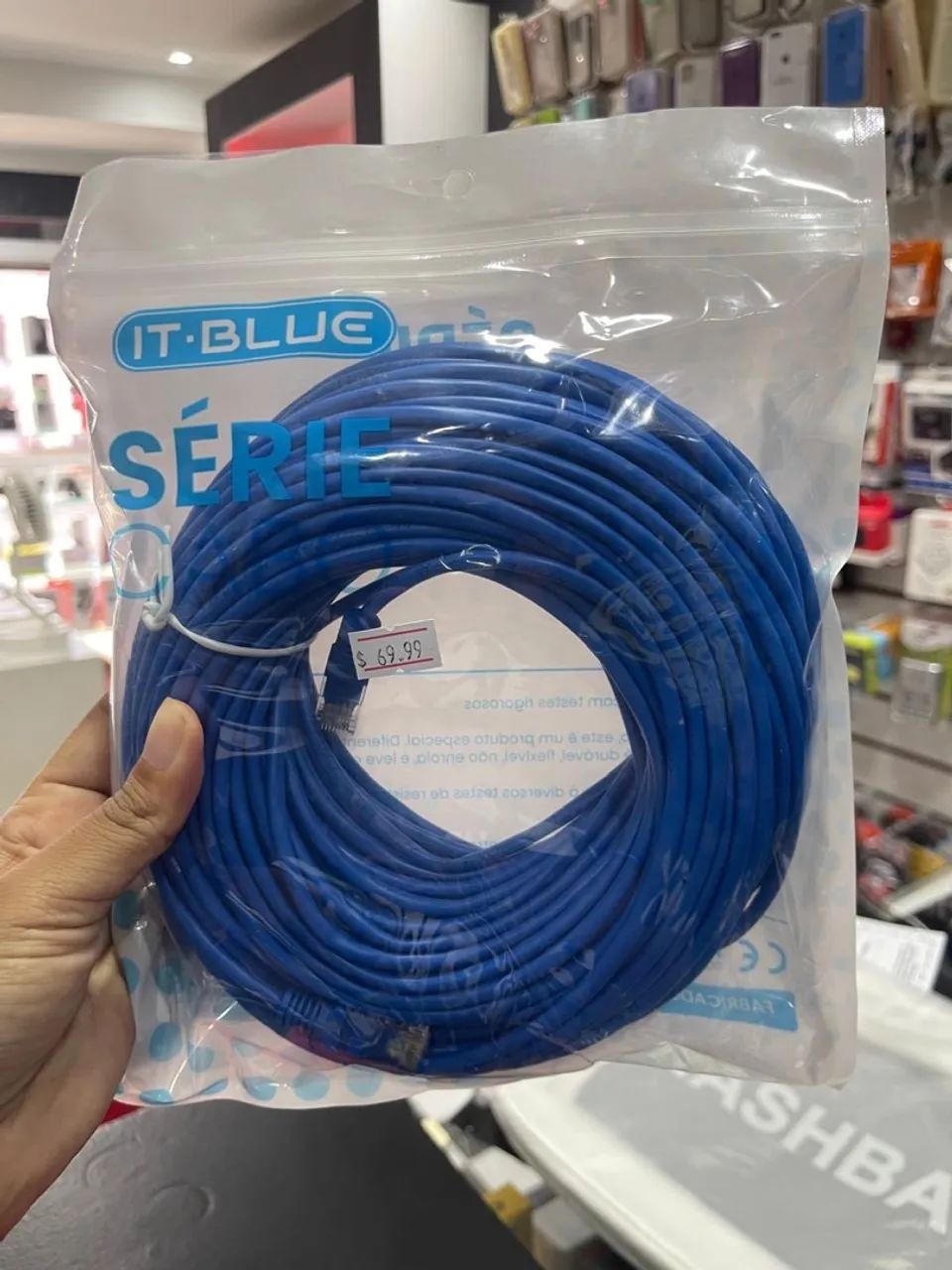 Cabo de Rede RJ45 IT-BLUE, 30metros - Foto 3