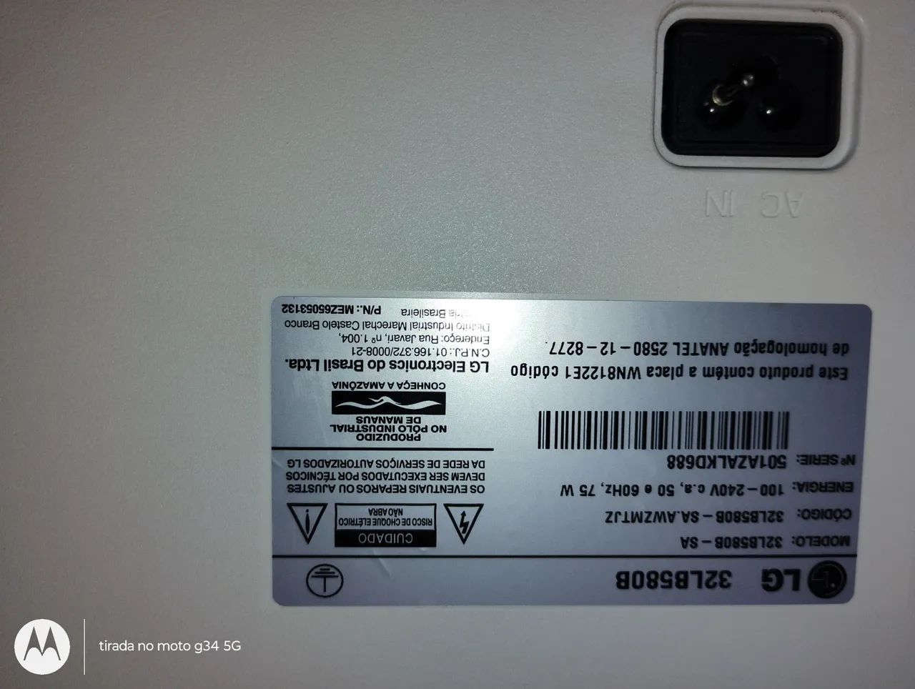 TV LED LG 32 polegadas
