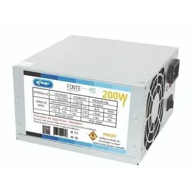 Fonte ATX 200W Real Knup KP-517 - WZetta