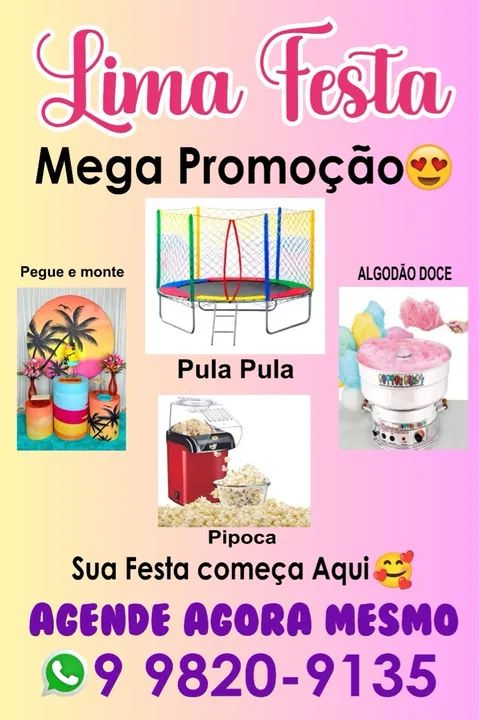 Pula pula, algodão doce 