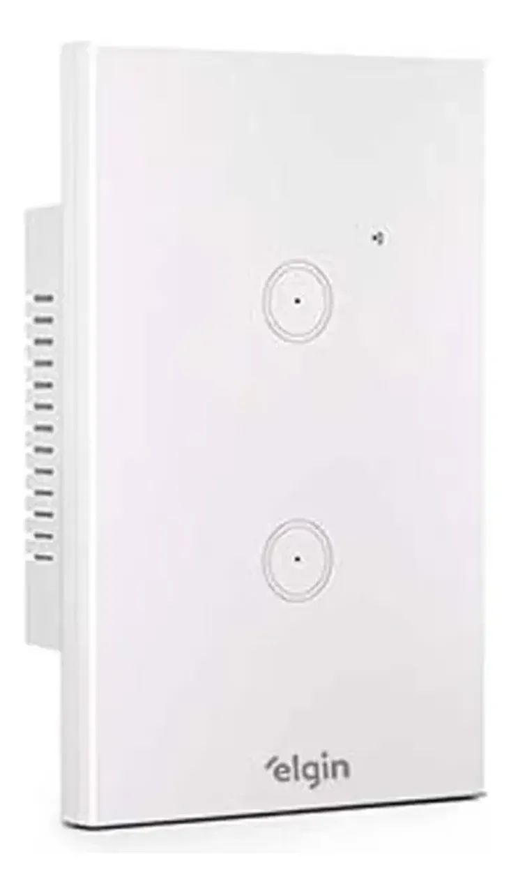 Interruptor Inteligente 2 Botões Wi-fi Smart Touch - Elgin
