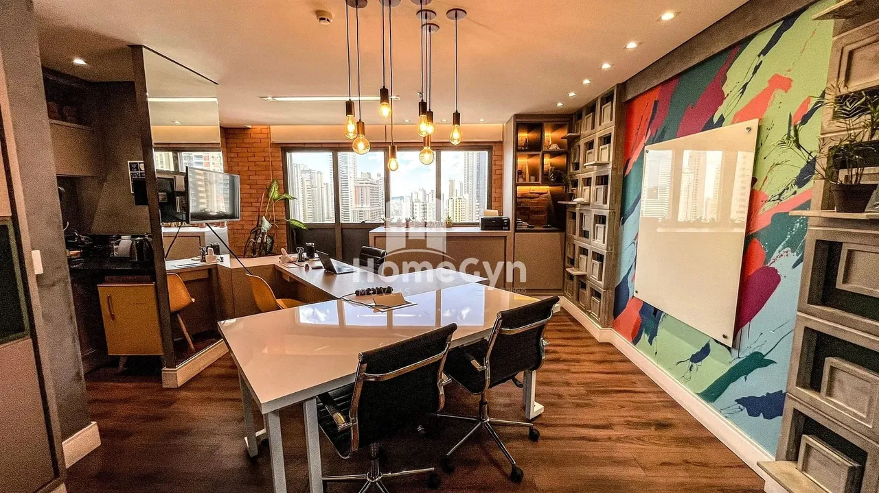 Sala comercial para locação completamente mobiliada e decorada no Edifício Focus Business