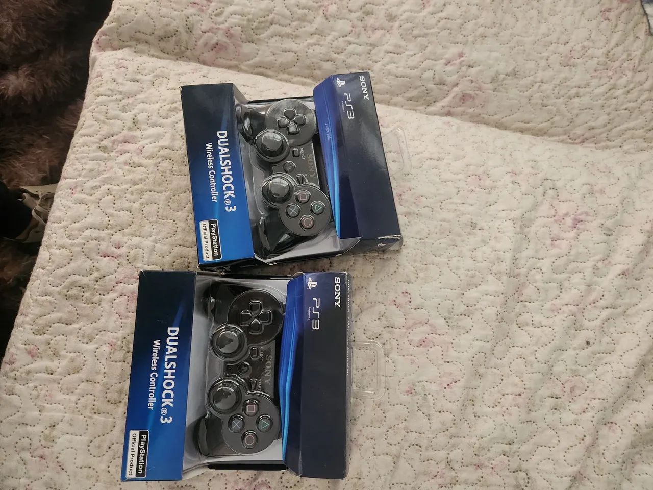 Controles Dualshock 3 PS3 - Novos na caixa