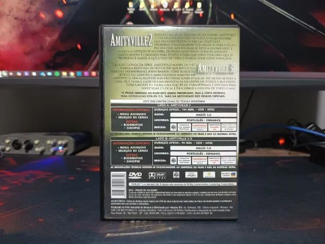 Amityville 2 (3D) - Filme (1 disco dupla face - DVD) - Foto 2