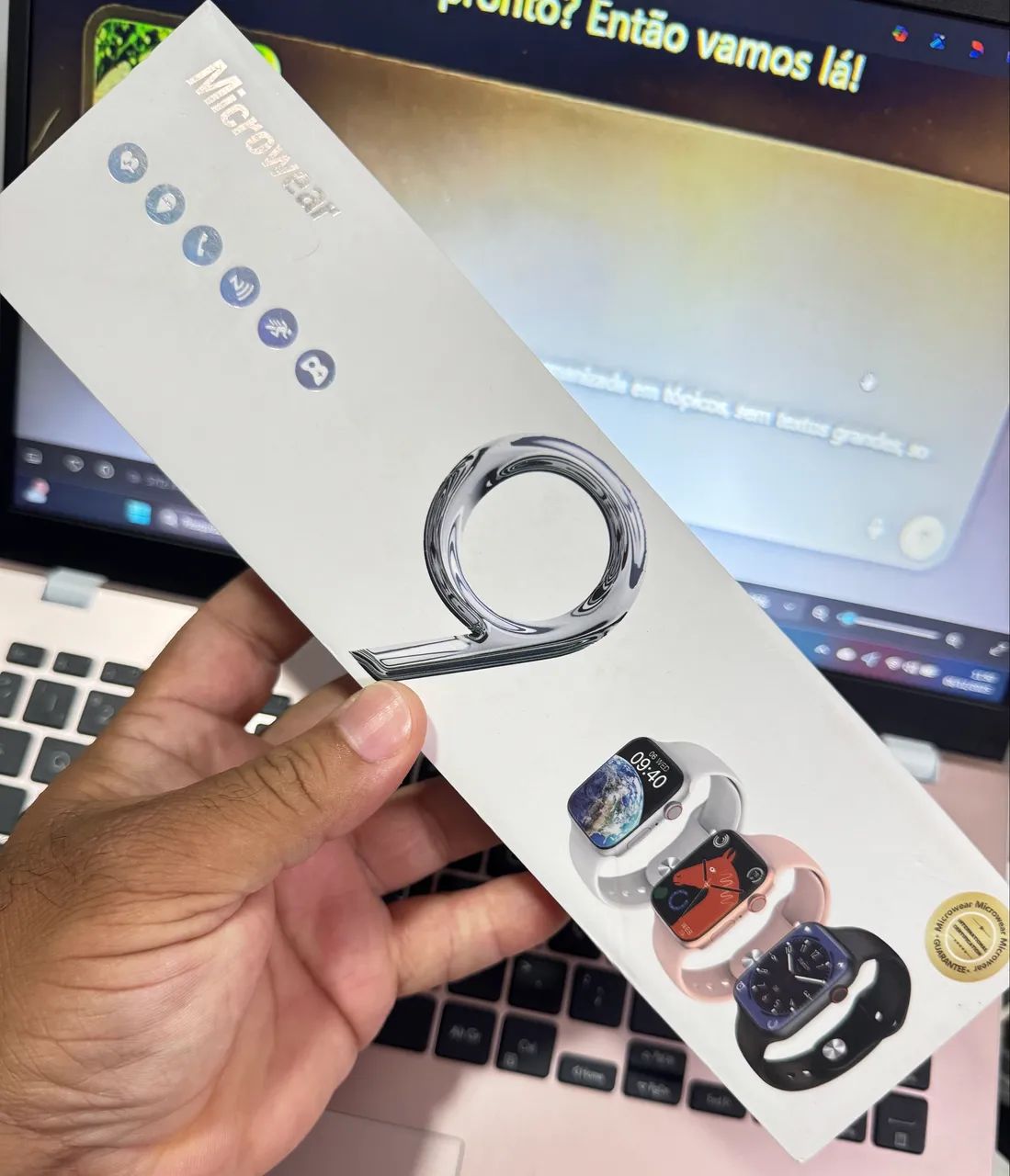 Smartowath wacht 9 ultra com 1gb de memória interna