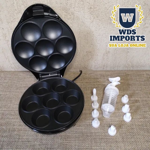 Maquina de Cupcake Maker 3 Preto Britânia 220v - Foto 2