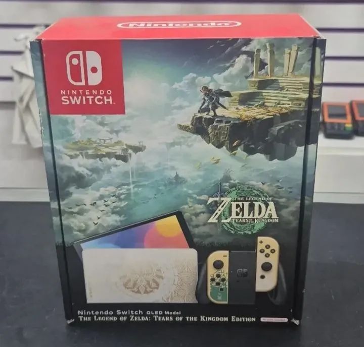 NINTENDO SWITCH VERSÃO ZELDA - Consoles de Vídeo Game