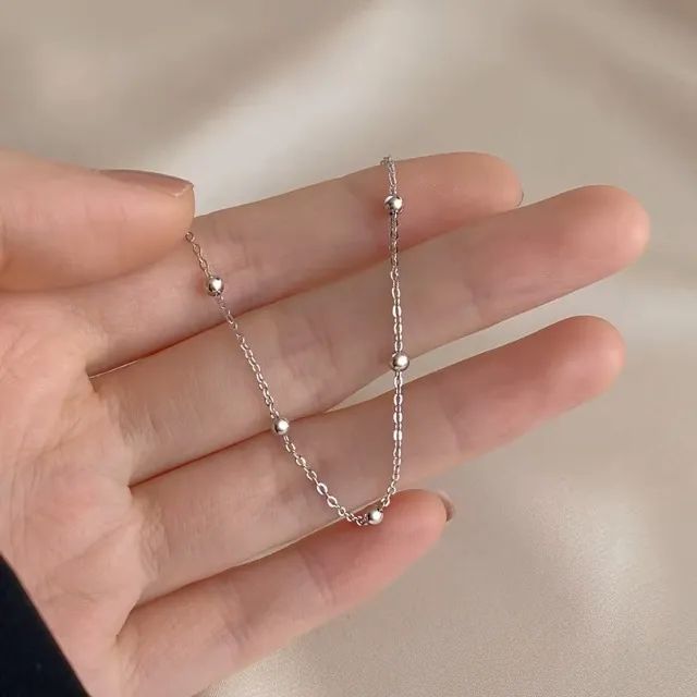 Pulseira Bolinhas Delicada - Foto 4