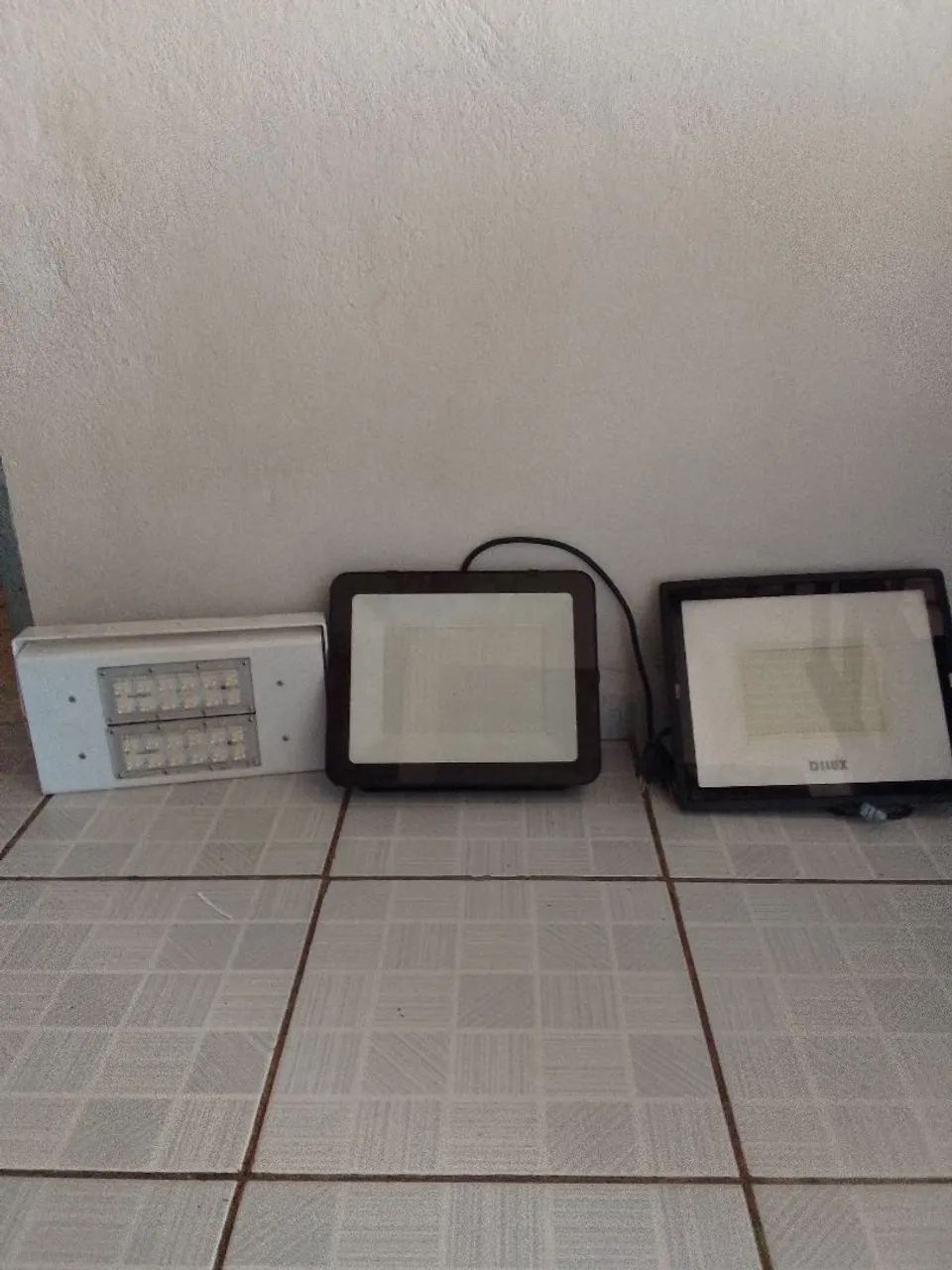 3 Placas de LED para iluminação externa
