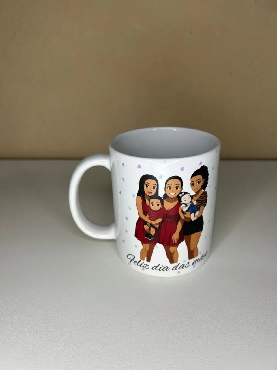 Caneca personalizada Dia das Mães - Família