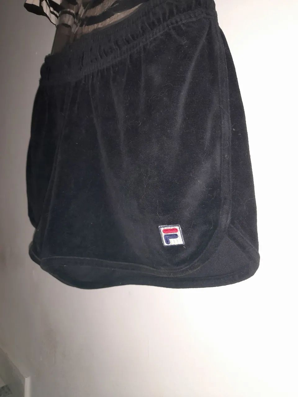 Short Fila de Veludo