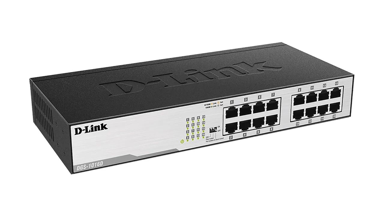 D-Link DGS-1016C Unmanaged Gigabit Ethernet Switch64330135740033123