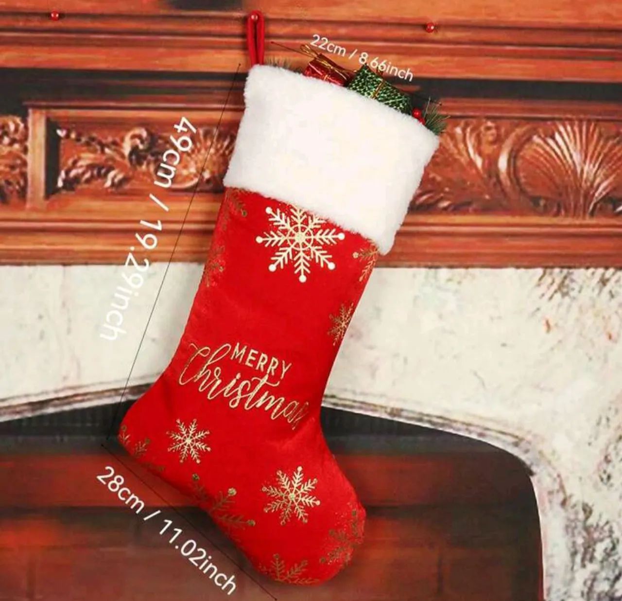 Meias Decorativas de Natal - Kit com 4 Unidades - Foto 2