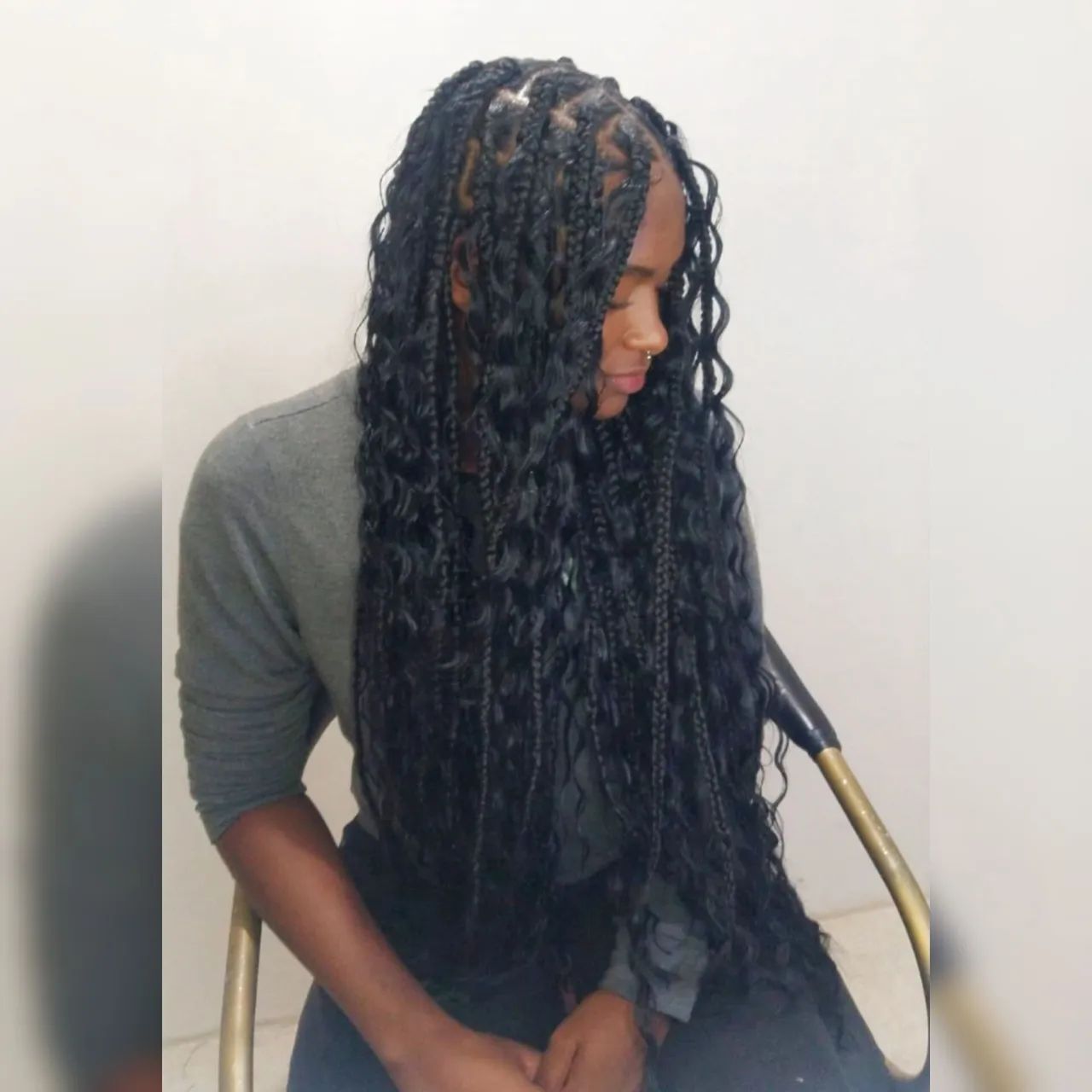 Tranças Box Braids Longas e Lindas - Foto 5