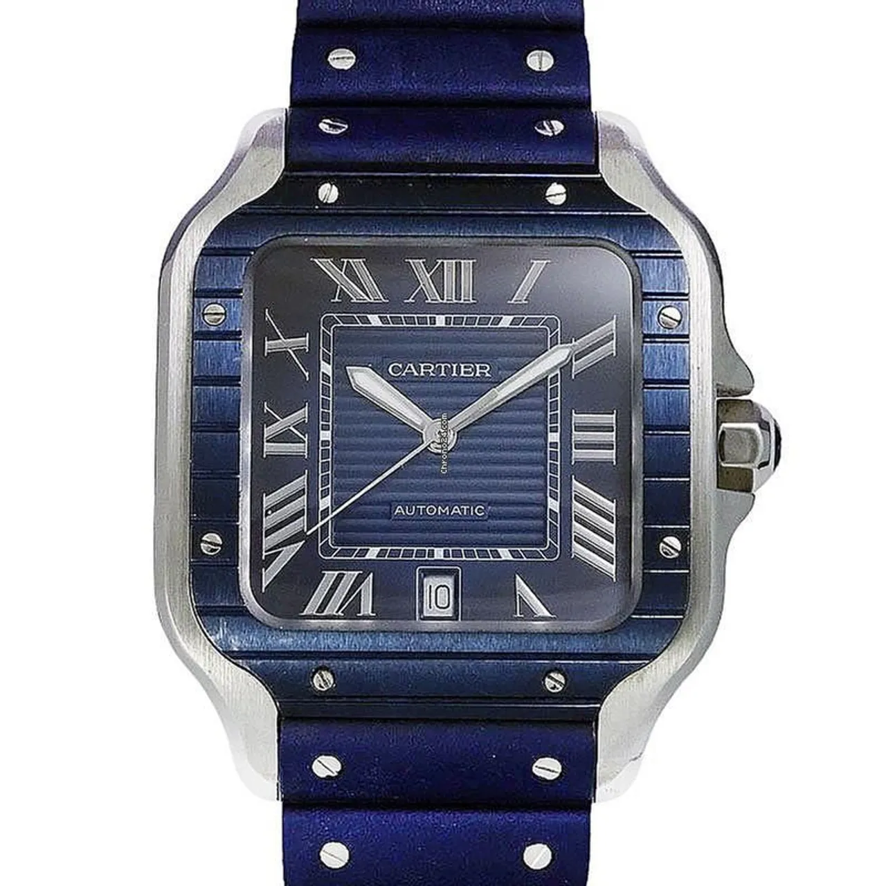 Relógio Cartier Santos 100 - Azul