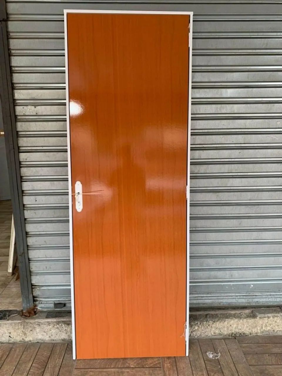 porta de madeira lisa - Foto 5