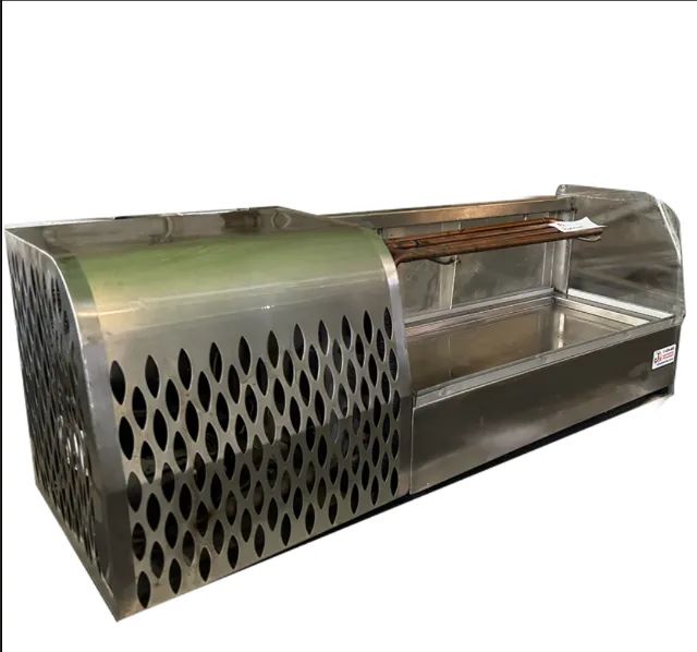 Vitrine Refrigerada para Sushi/Sobremesa Inox 100cmx30cm - Cozinha Industrial