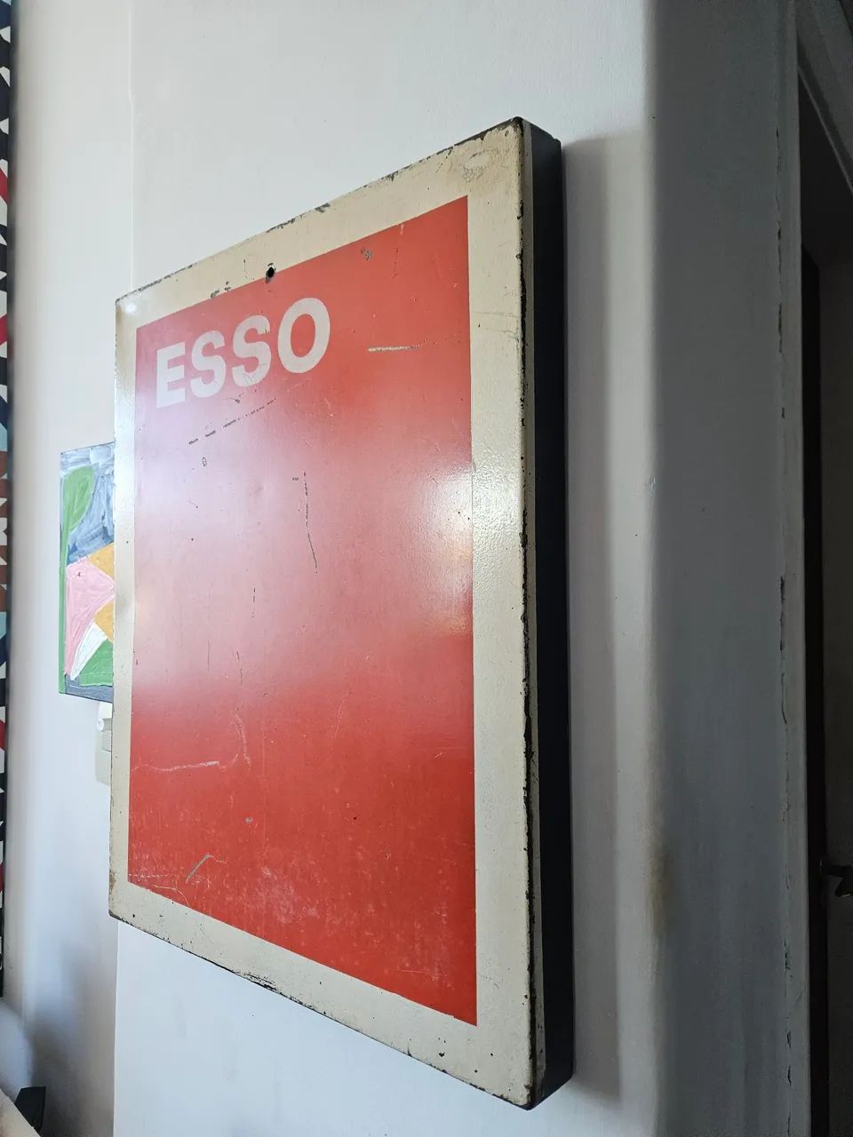 Placa antiga da Esso - Foto 3