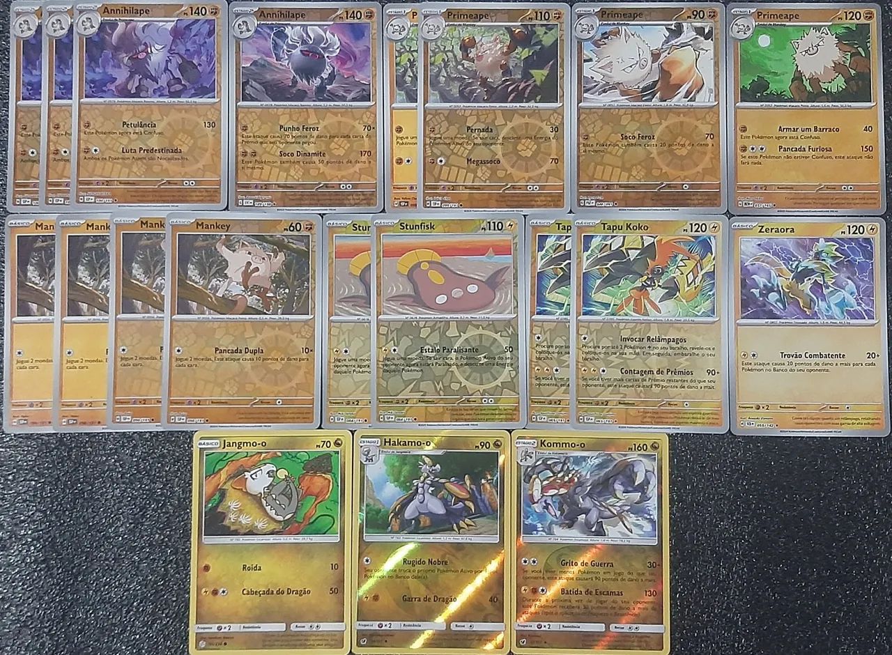 Deck annihilape cartas originais de pokémon