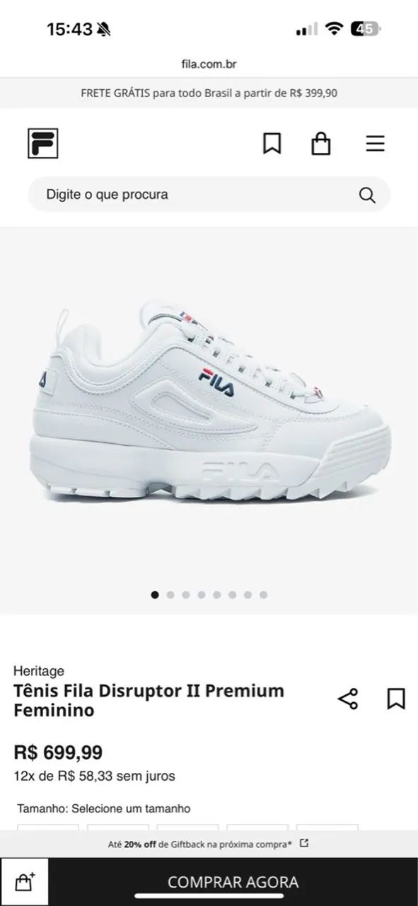 Tenis Fila 38 - Foto 3