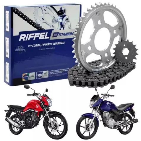 Kit relação moto Titan 160