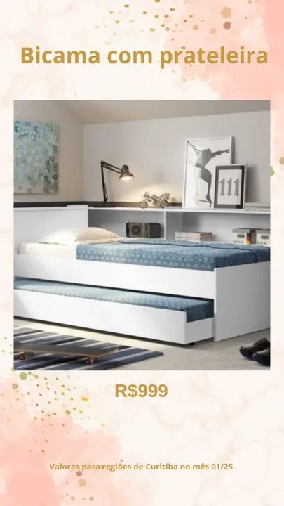 Promoção Bicama com Prateleira - 31/01   