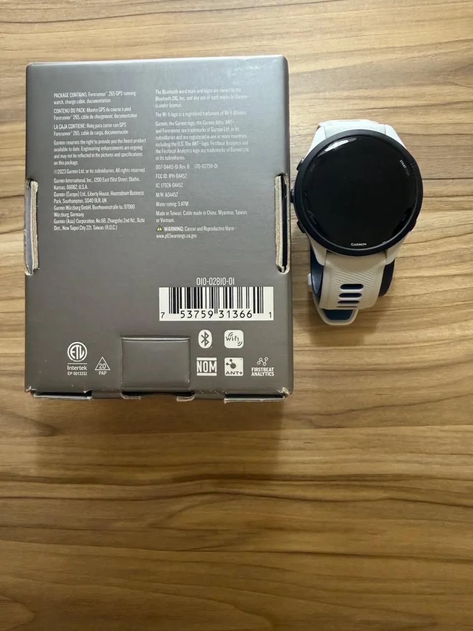 Relógio Monitor Cardíaco Garmin Forerunner 265 Amoled Branco  - Foto 5